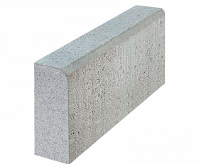 Бордюр тротуарный 342 механический завод 500х200х80 мм, серый