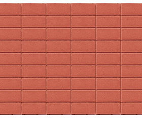 Брусчатка Лидер 40 Прямоугольник 200х100х80 мм Ярко-красный