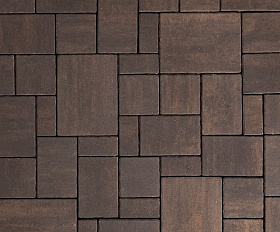 Тротуарная плитка 342 Механический завод Бавария ColorMix 60мм Арабика