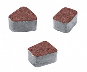 Тротуарная плитка Выбор Классико Б.2.КО.6 Гранит 60 мм Красный