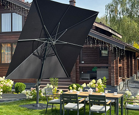 Зонт Sky Black Royal Family квадратный в комплекте с утяжелителями