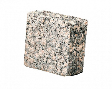 Брусчатка гранитная 100x100x50 мм пилено-колотая Малыгинское месторождение Француженка