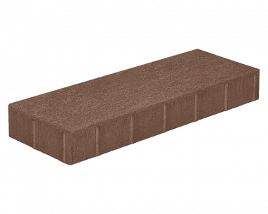 Тротуарная плитка Нобетек Широкоформатная 6П8ф 600x200x80 бежевая