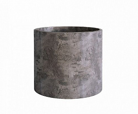 Кашпо Concretika Cylinder D40 H40 Concrete Grey Dark