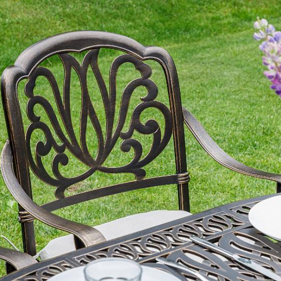 Обеденный комплект Wilhelm Royal Family из алюминия на 8 персон фото 5