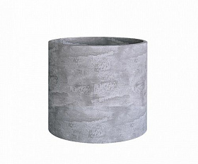 Кашпо Concretika Cylinder D40 H40 Concrete Grey Light