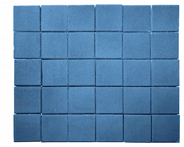 Тротуарная плитка Лидер 40 Квадрат 200х200х60 мм Синий