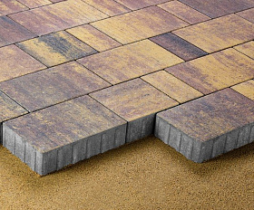 Тротуарная плитка 342 Механический завод Новый Город ColorMix 60мм Виктория