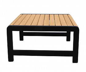 Комплект кофейных столов из алюминия MAYA темный графит Joygarden