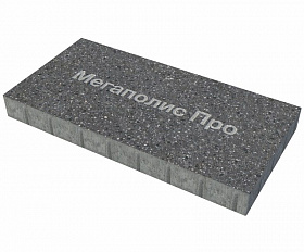 Тротуарная плита Фабрика Готика 600х400х80 мм Ильменит FINO