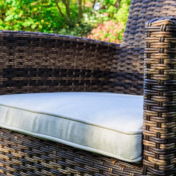 Обеденное кресло Fiona Royal Family из искусственного ротанга, цвет коричневый фото 2