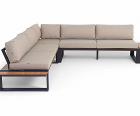 Тулон угловой модульный диван, каркас из алюминия