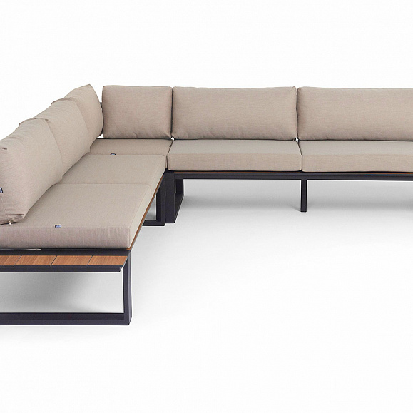 Тулон угловой модульный диван, каркас из алюминия фото 2