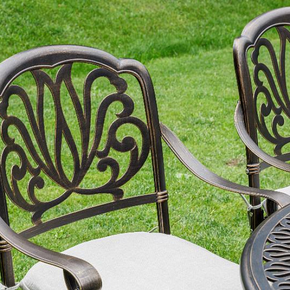 Обеденный комплект Wilhelm Royal Family из алюминия на 6 персон фото 4