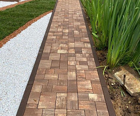 Тротуарная плитка Artstein Инсбрук Альпен 60 мм Color Mix Берилл гладкая