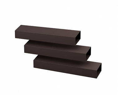 Ламель Металлопрофиль Rancho Pe Standart 0,45 RAL8017