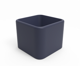 Кашпо Berkano Cubo 60 Wave Blue