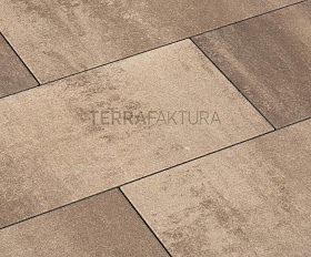 Тротуарная плитка Terrafaktura Урбан 600x300x80 мм Теплый песок