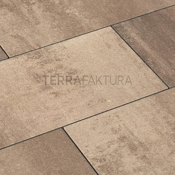 Тротуарная плитка Terrafaktura Урбан 600x300x80 мм Теплый песок фото 2