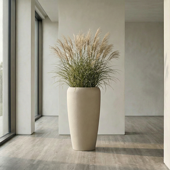 Кашпо TERRAFAKTURA Альто D38(44)х80 Дюна фото 1