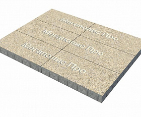 Тротуарная плита Фабрика Готика 600x300x80 мм Жельтау FINO