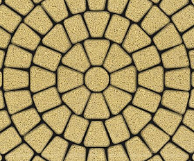 Тротуарная плитка Выбор Классико Б.2.КО.6 Гранит 60 мм Желтый