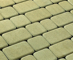 Тротуарная плитка 342 механический завод Классика 60 мм Оливковый