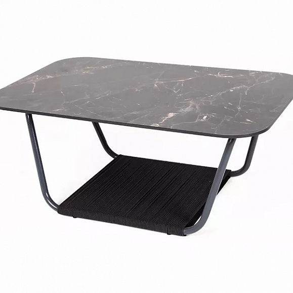 Журнальный столик Гранада 4SIS, цвет черный мрамор фото 1