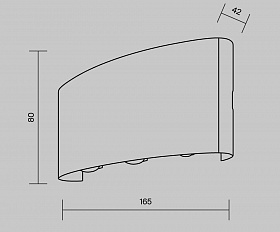 Архитектурная подсветка Strato 3000К 6Вт IP 54 Maytoni O417WL-L6W3K цвет Белый