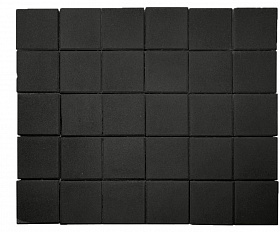 Тротуарная плитка Лидер 40 Квадрат 200х200х60 мм Черный