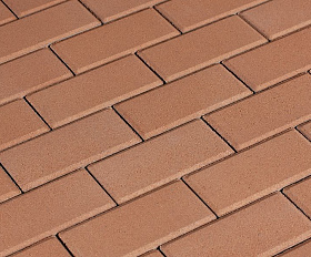 Брусчатка 342 механический завод Прямоугольник 200х100х60 мм Оранжевый