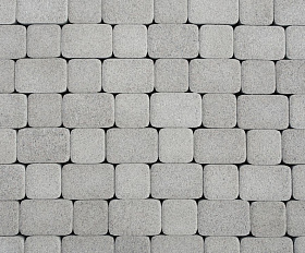 Тротуарная плитка Выбор Классико Б.1.КО.6 М Гранит 60 мм Белый