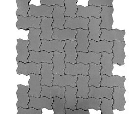 Тротуарная плитка Braer Волна 70 мм Серый