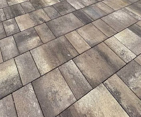Тротуарная плитка Выбор Старый город Листопад А.1.Фсм.4 40 мм. Хаски