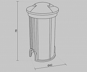 Встраиваемый светильник Flash Maytoni O044DL-L1S3K1 цвет Серебро
