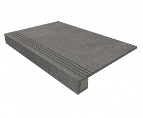 Комплект Керамогранитная ступень Estima LN03 33x120 см с бортиком + Подступенок 14,5х120 см