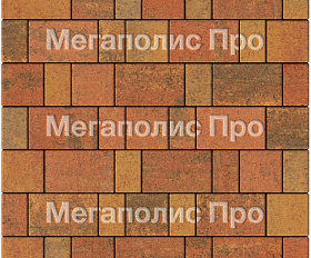 Тротуарная плитка Выбор Старый город Листопад А.1.Фсм.4 40 мм. Арабская ночь