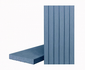 Террасная доска Террапол КЛАССИК полнотелая без паза 3000 или 2000х147х24 мм, цвет Слива