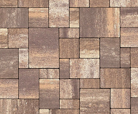 Тротуарная плитка Нобетек Новый город квартет 4НГК6Ф Колормикс №30 Арабика