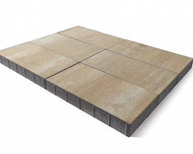 Тротуарная плита Cити Braer ColorMix 600*300*80мм Плато