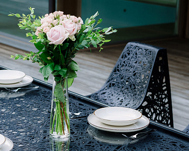 Стол Vitgarden Mirage Table 150 из базальта, цвет черный