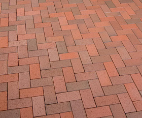 Тротуарная клинкерная брусчатка Feldhaus Klinker 403 gala flamea 240*118*52мм