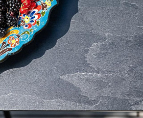 Обеденная группа Форли 4SIS на 4 персоны, квадратный стол, цвет "серый гранит"