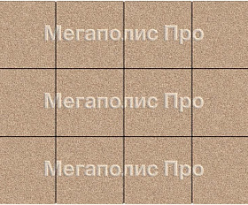 Тротуарная плитка Фабрика Готика Квадрат 300х300х60 мм Сильвер 17