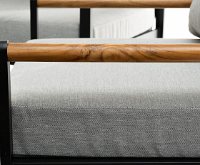 Лаунж зона из алюминия MAYA темно-серый графит Joygarden