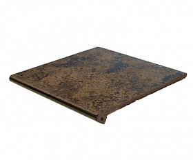 Ступень фронтальная Exagres Metalica 329 Vulcano 330x330 мм R9