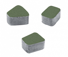 Тротуарная плитка Выбор Классико Б.2.КО.6 60 мм Зеленый