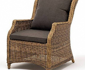 Плетеный Неаполь 4SIS стул из искусственного ротанга, цвет соломенный