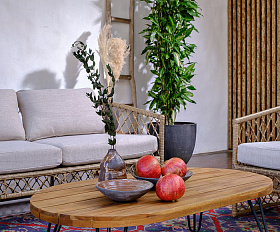 Диванная группа из искусственного ротанга CHARLOTTE Joygarden