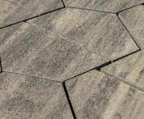 Тротуарная плитка Полигональ Arbet 80 мм ColorMix Гранит